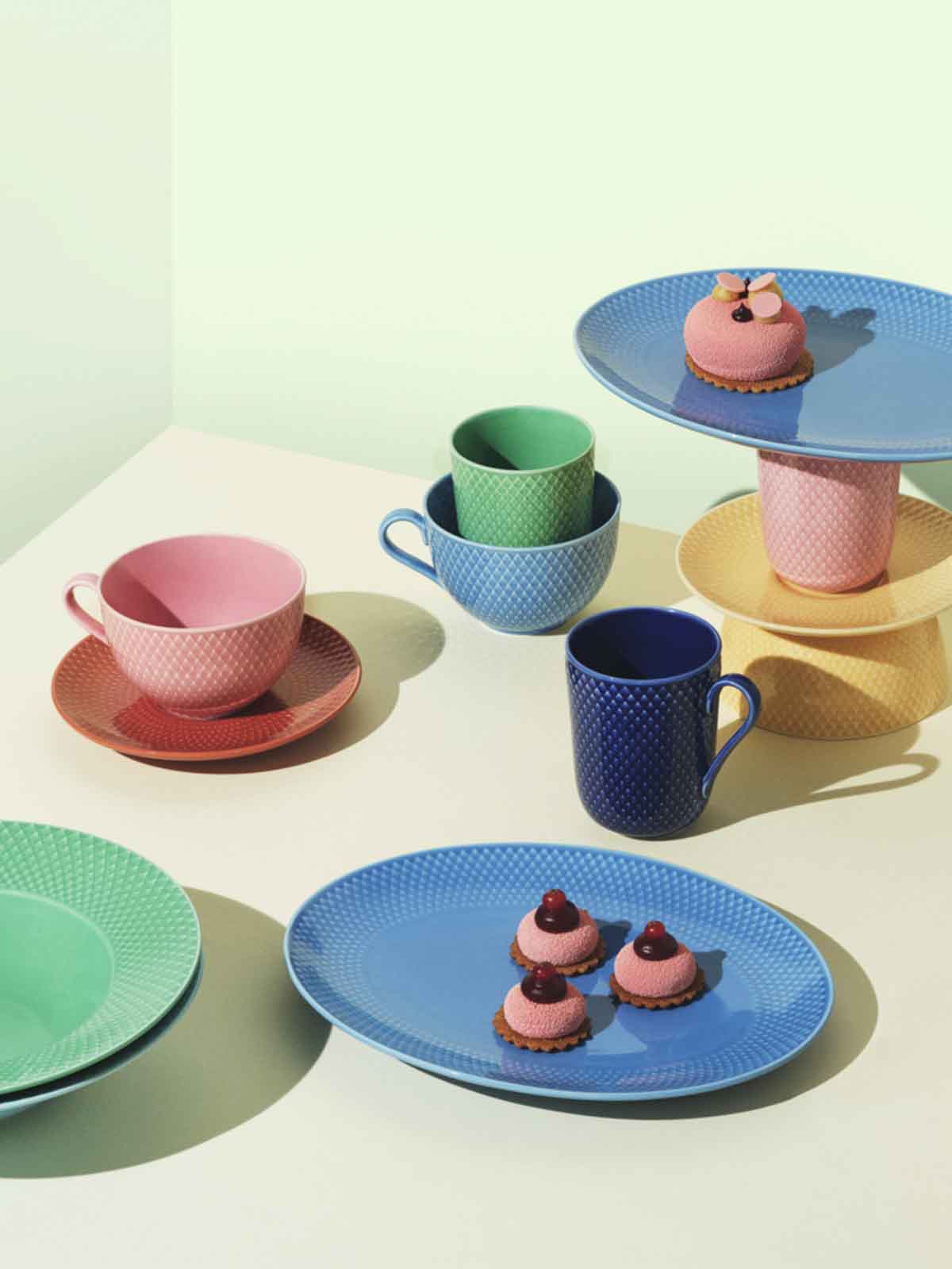 rhombus, heather porcelain,