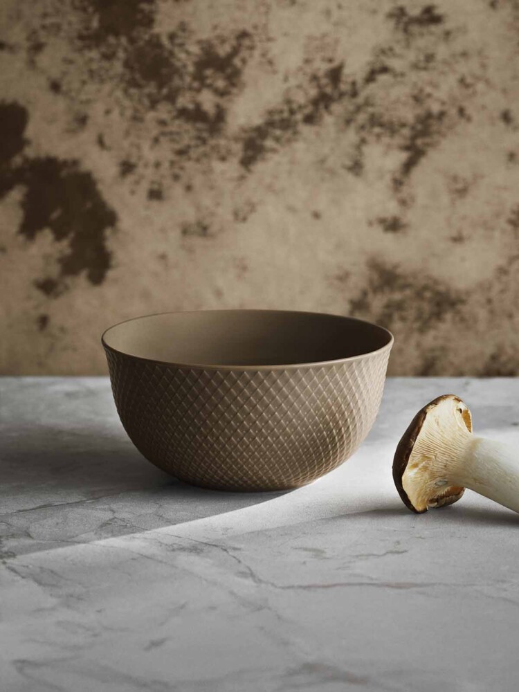rhombus, heather porcelain, bowl