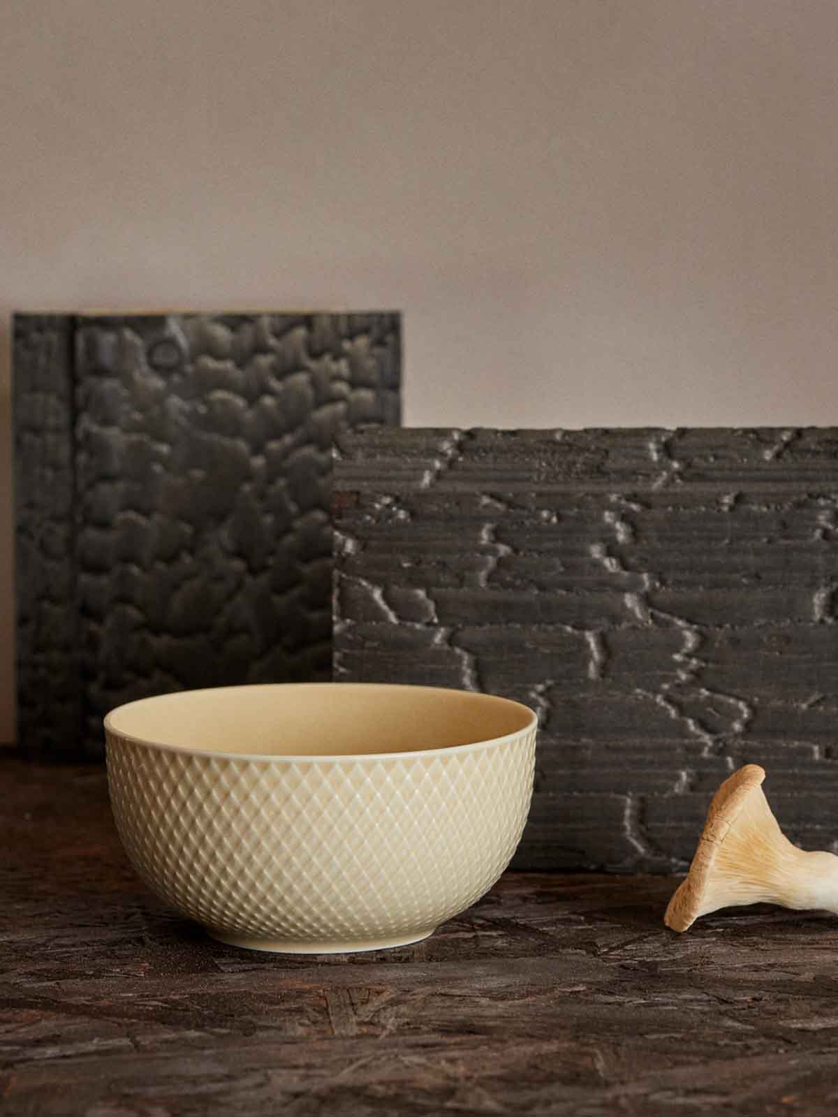 rhombus, heather porcelain, bowl