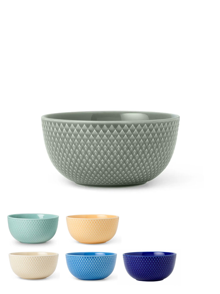 rhombus, heather porcelain, bowl