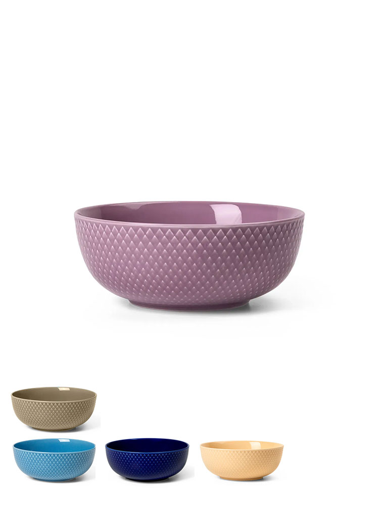 rhombus, heather porcelain, bowl