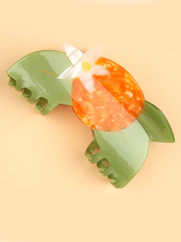 cou covokadoubas suzette hair clip - orange flower