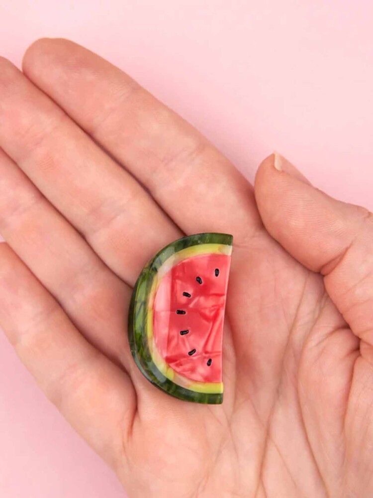 cou cou suzette mini hair clip - watermelon
