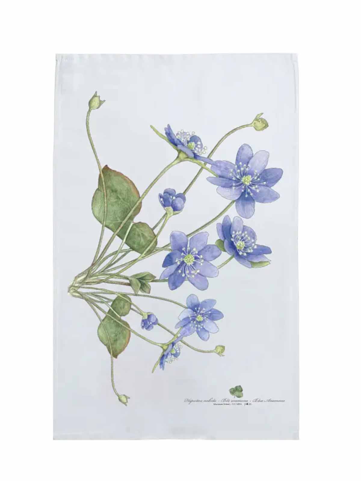 koustrup & co tea towel blue anemone