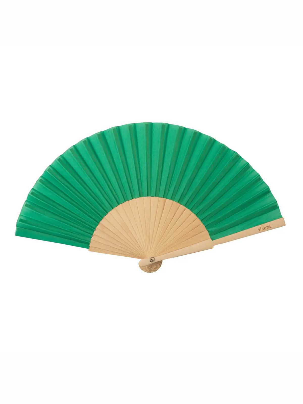 fisura fan monochrome green