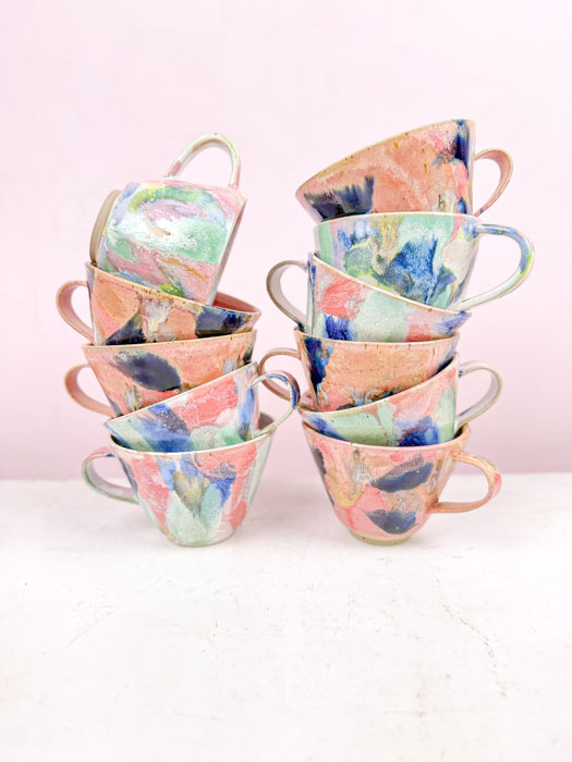 unique ceramics, ceramic cups from nerrebro ceramics