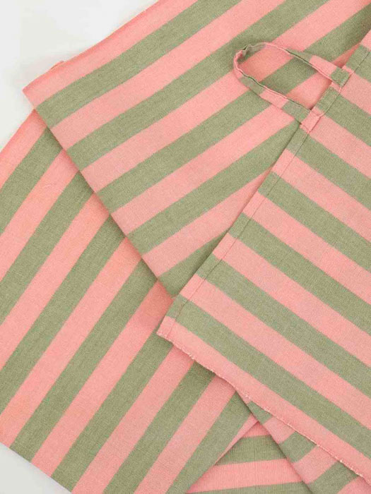 a world of carfts - tea towel, organic and fairetrade with stripes
