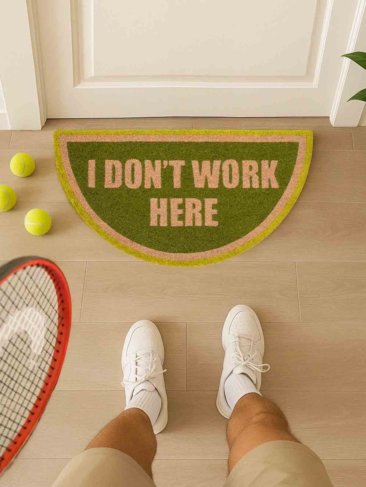 doormat - i don't work here