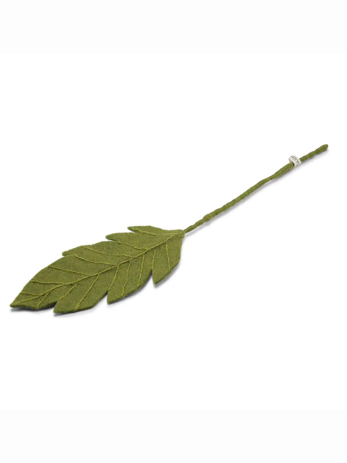 kry & sif green leaf in felt