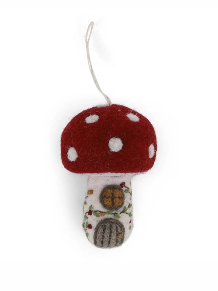 Christmas decorations in felt from kry & sif