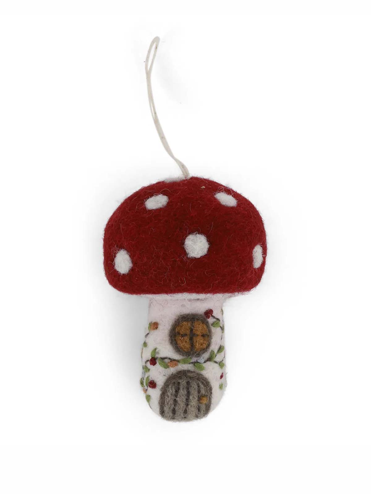 Christmas decorations in felt from kry & sif