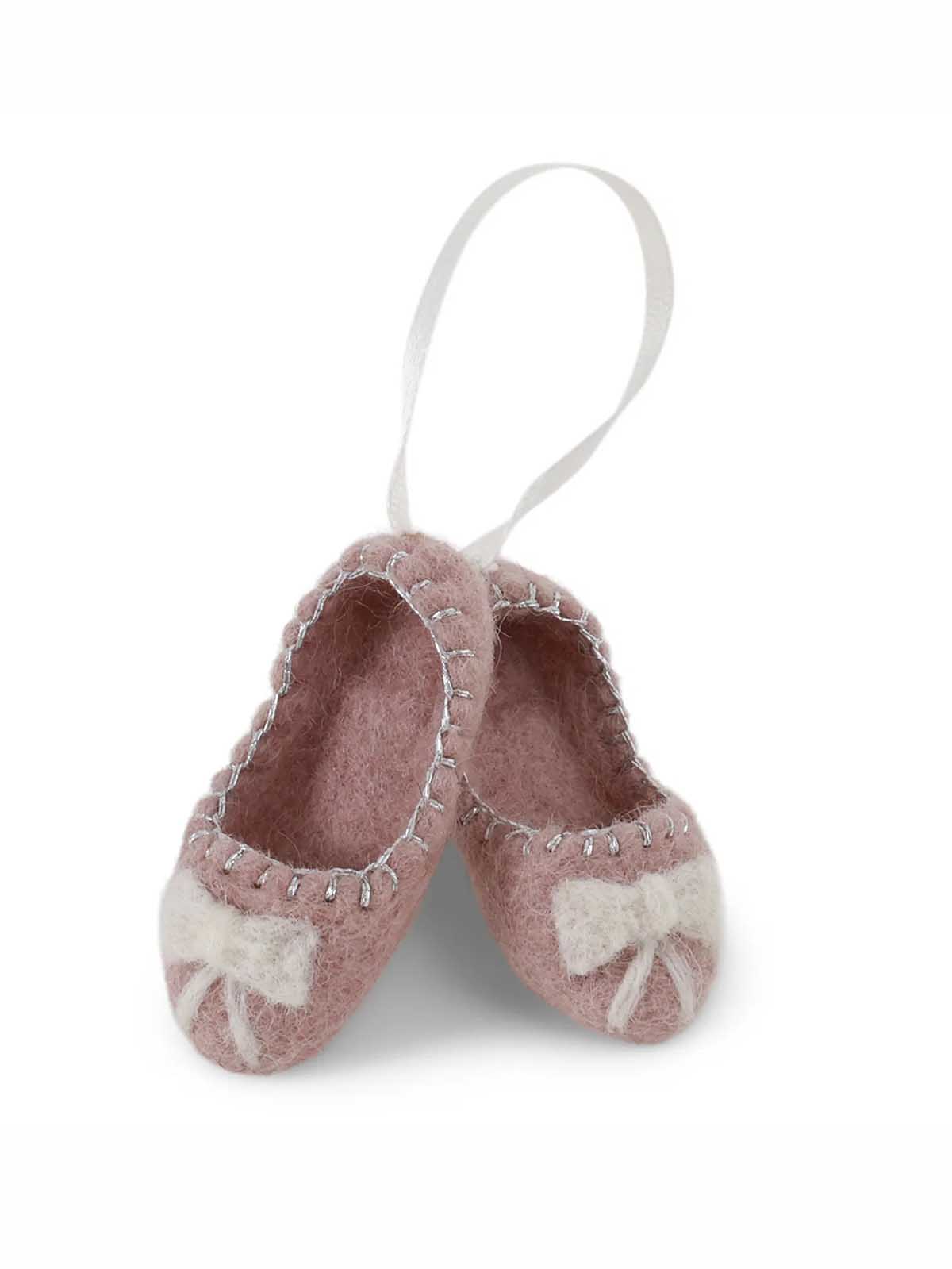 16135 grit & sif ballarina shoes in pink with white loops