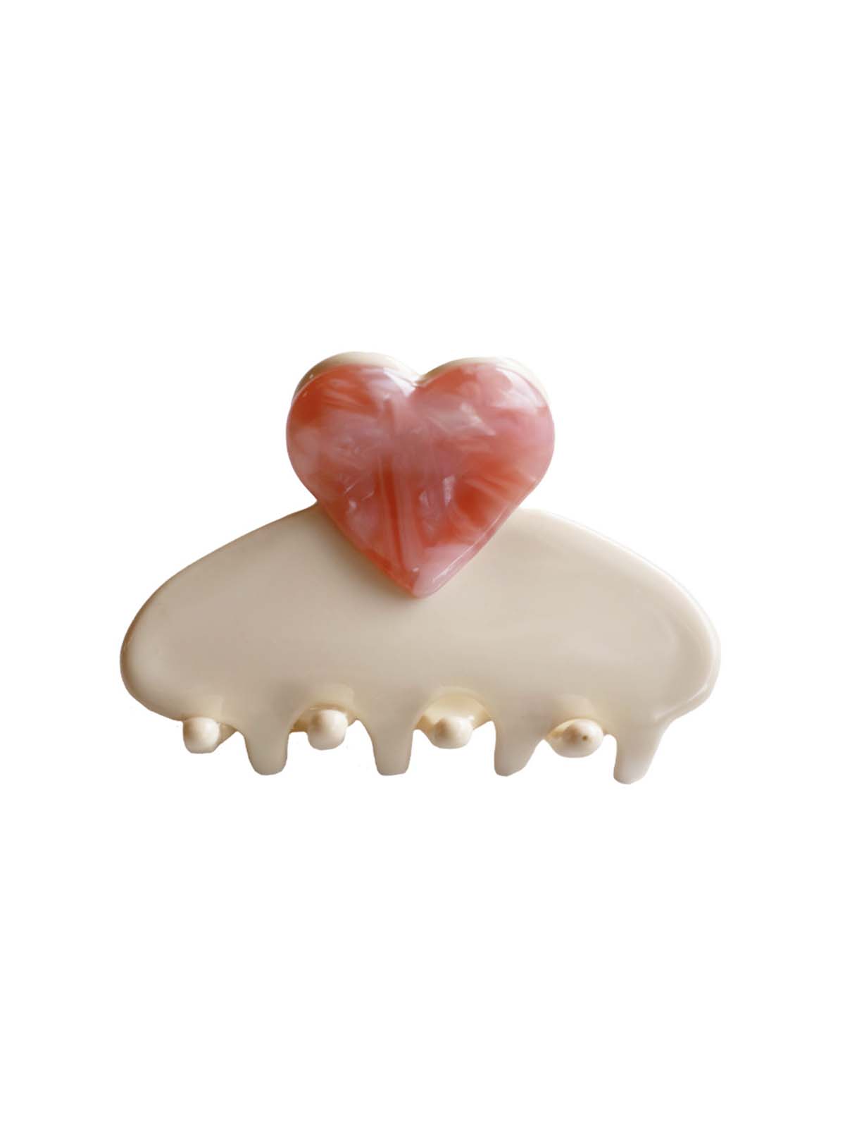 Constance Hair clip with heart - urban starlet