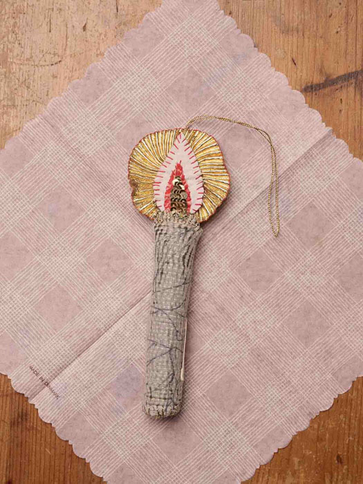 sissel noblebo Christmas ornaments in cotton