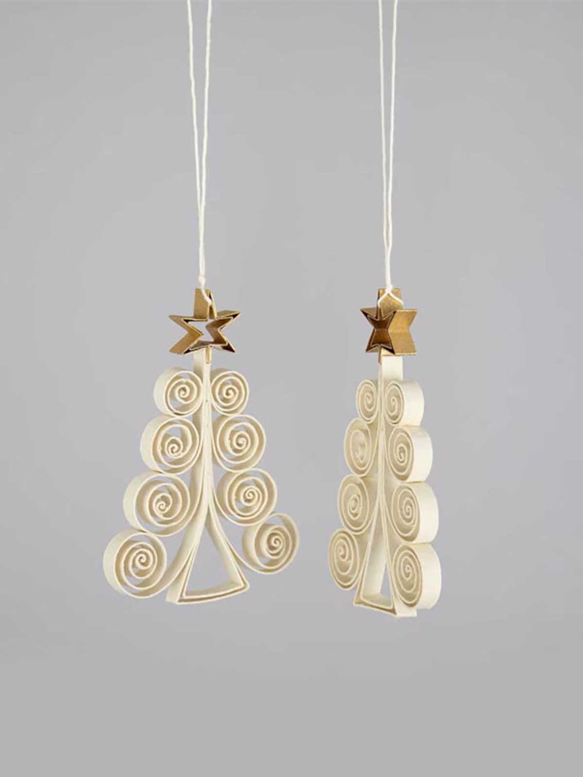 a world of craft paper Christmas decorations