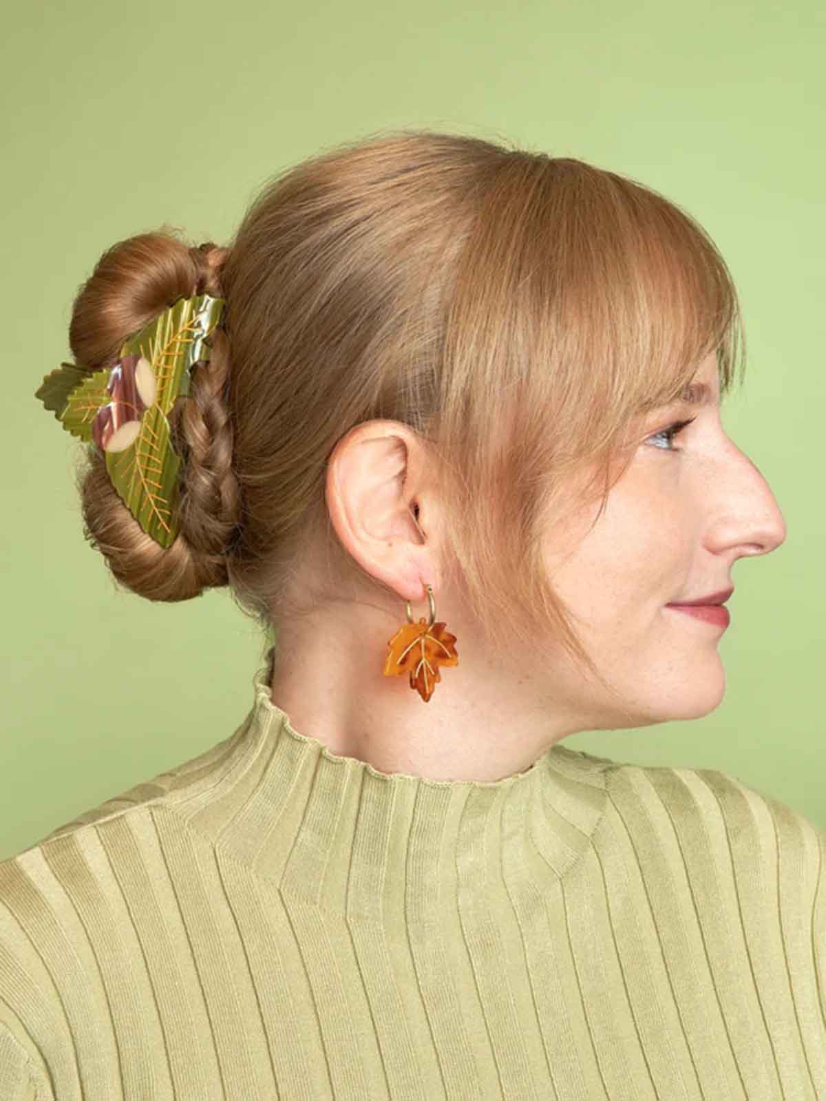 cou cou suzette hair clip chestnut