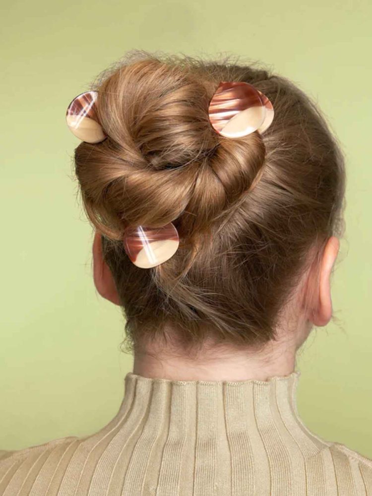 cou cou suzette mini hair clip chestnut (5)