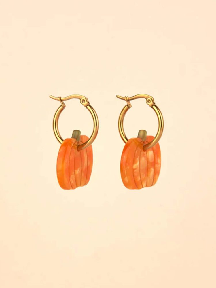 cou cou suzette - earrings pumpkin
