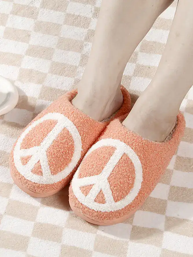 remix by Sofie shoes with peace signs