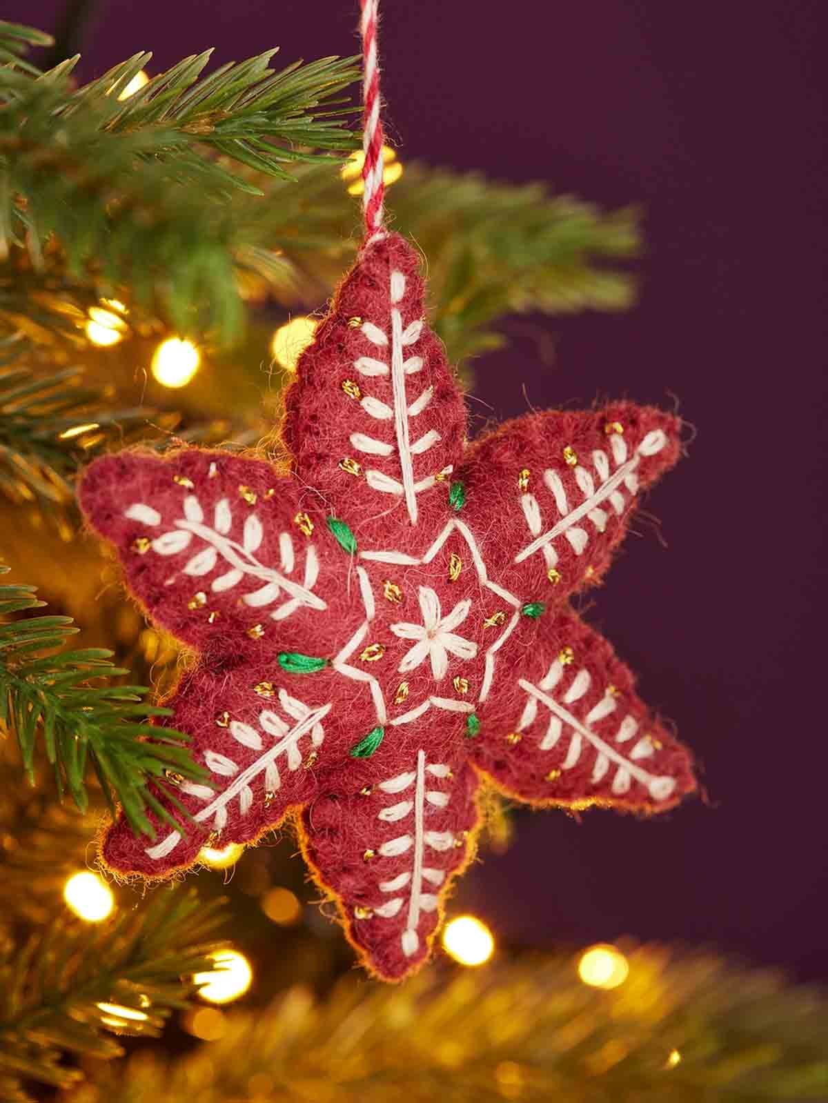remix by Sofia Star in red felt