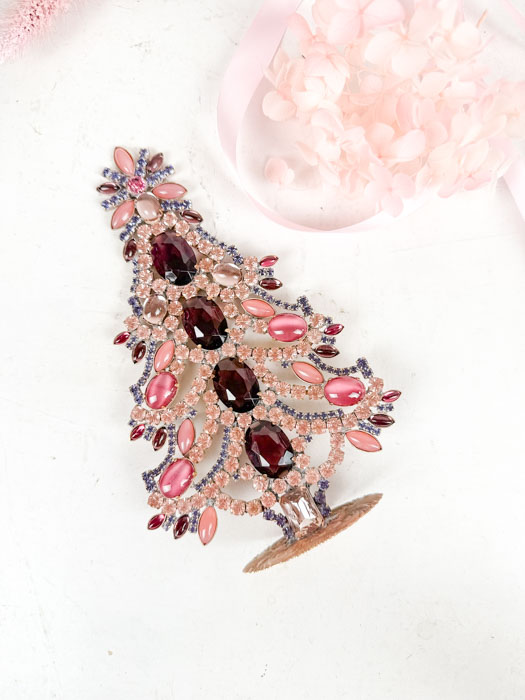 Christmas tree in rhinestones (U3)