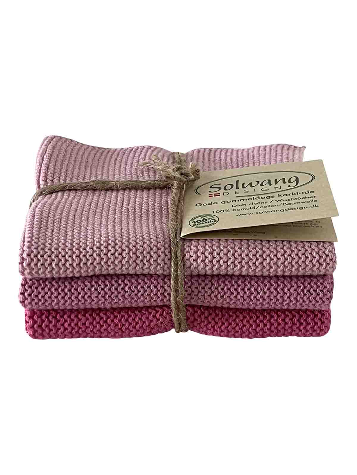 solwang design dishcloth in organic cotton