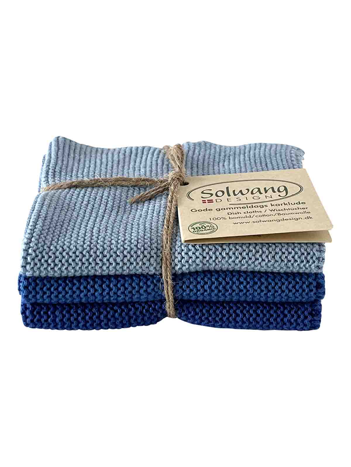solwang design dishcloth in organic cotton