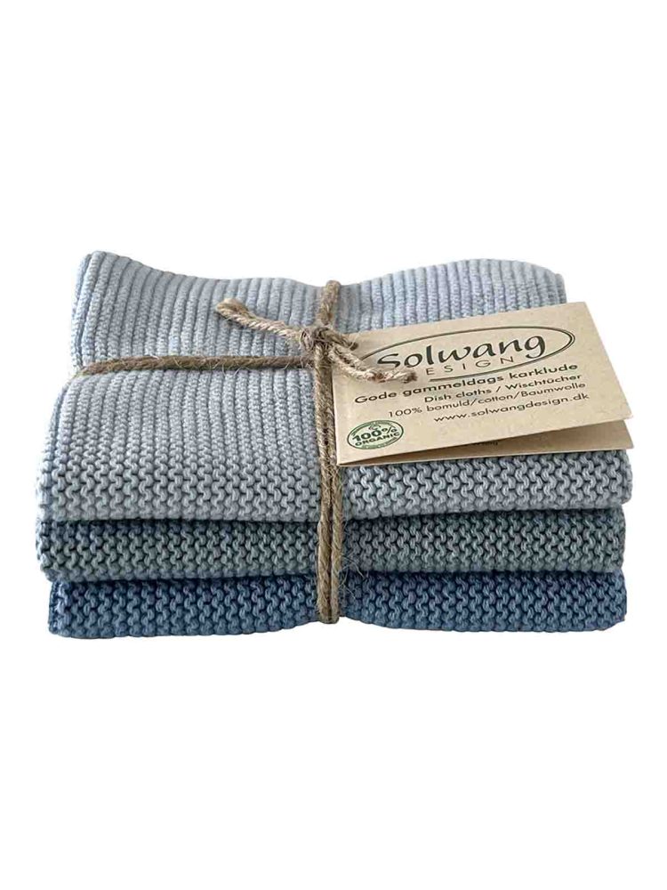 solwang design dishcloth in organic cotton