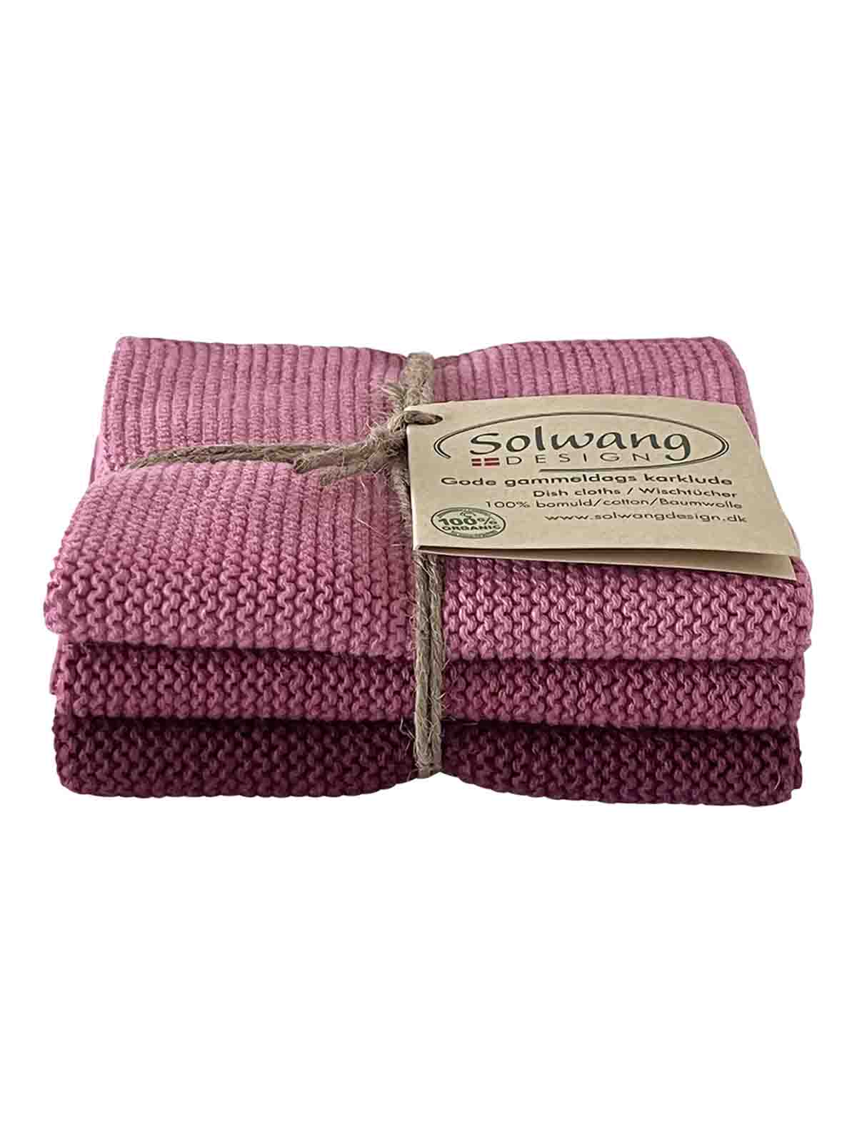solwang design dishcloth in organic cotton