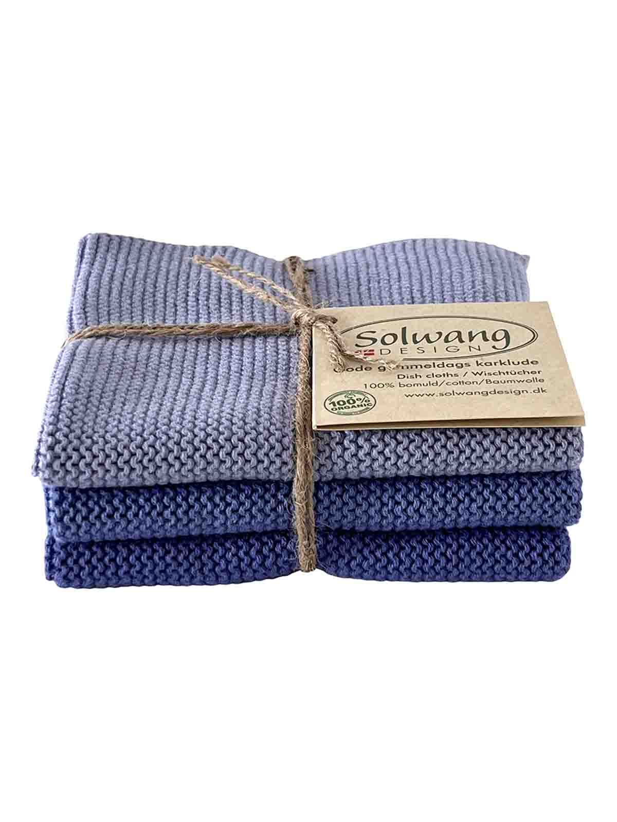 solwang design dishcloth in organic cotton