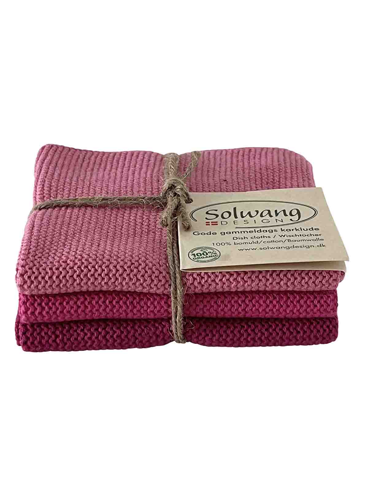 solwang design dishcloth in organic cotton