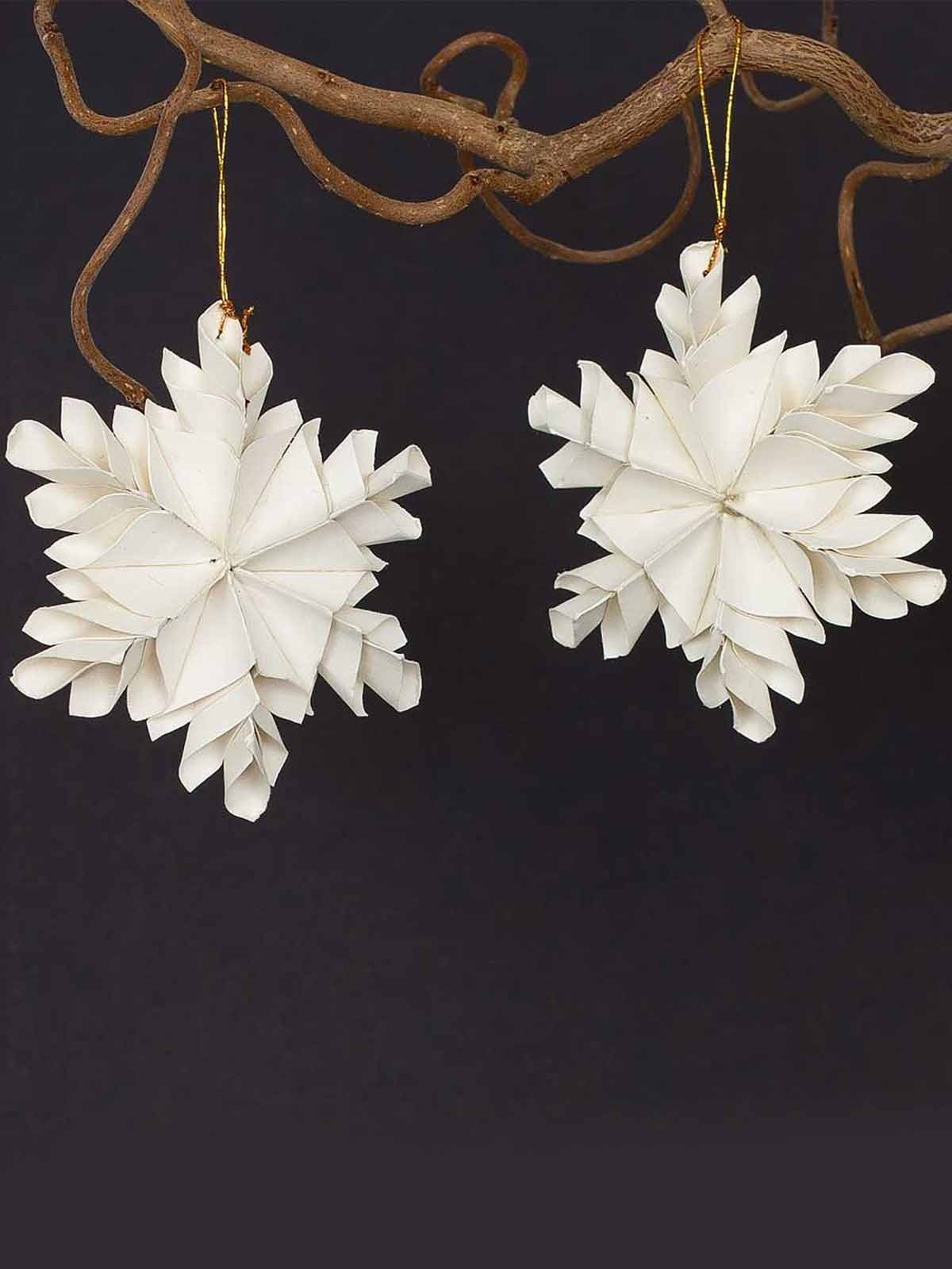 a world of craft paper Christmas decorations
