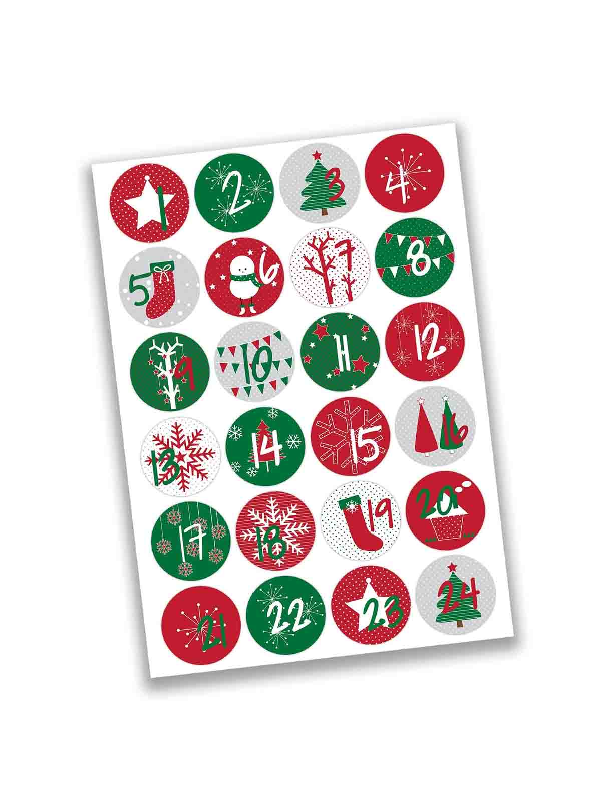 numbers for calendar gifts 2
