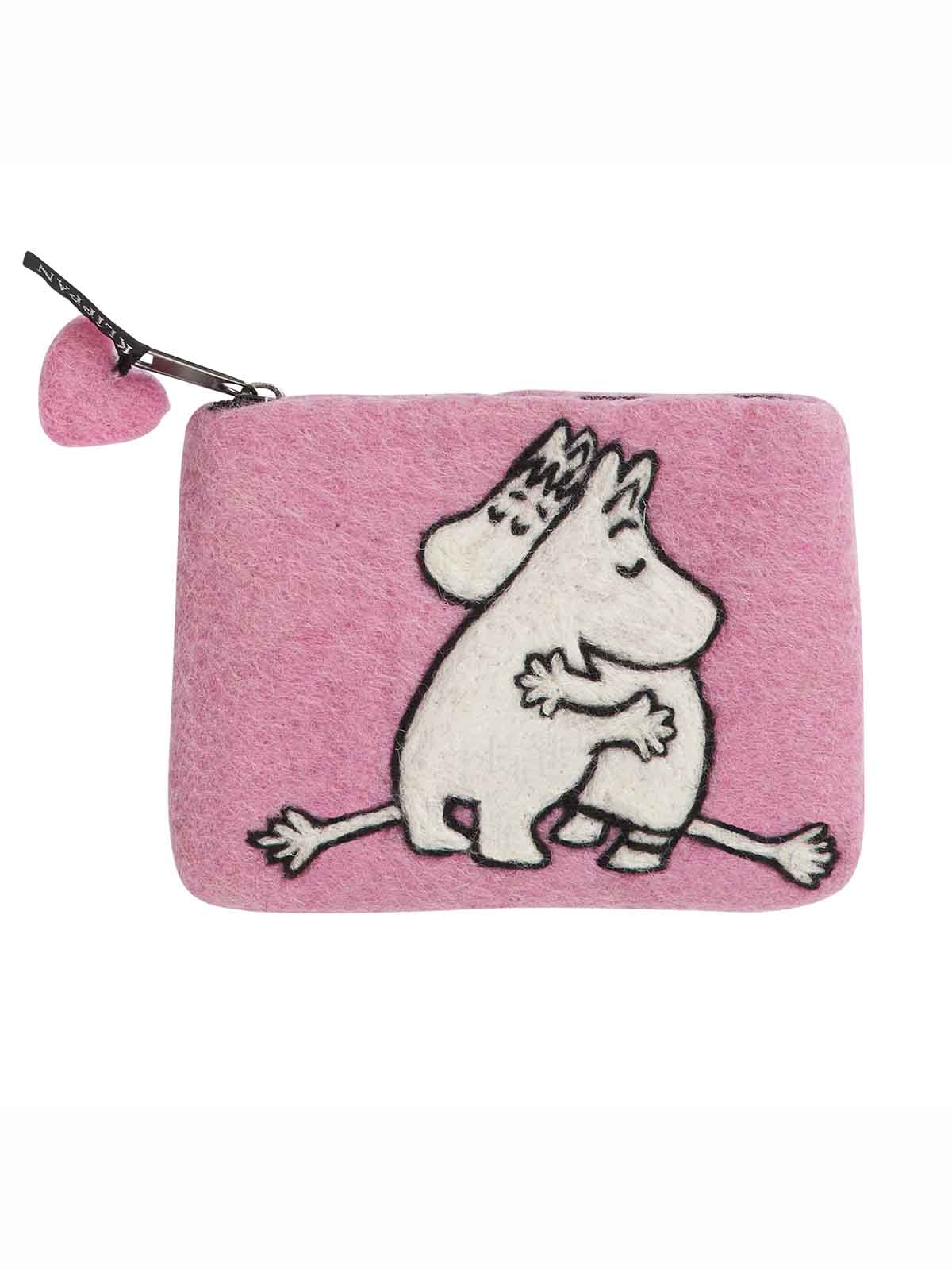 590452 Felted Purse Moomin Pink Love