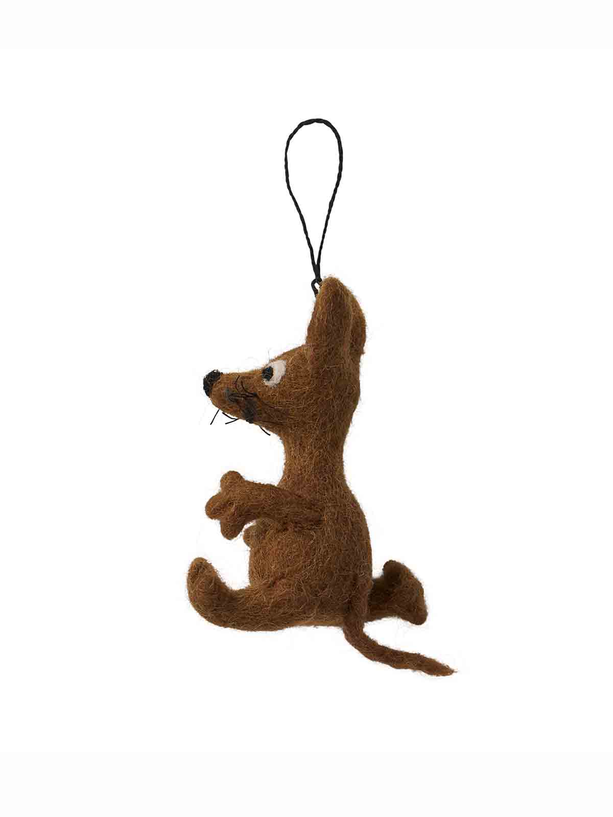 591085 Sniff felted ornament