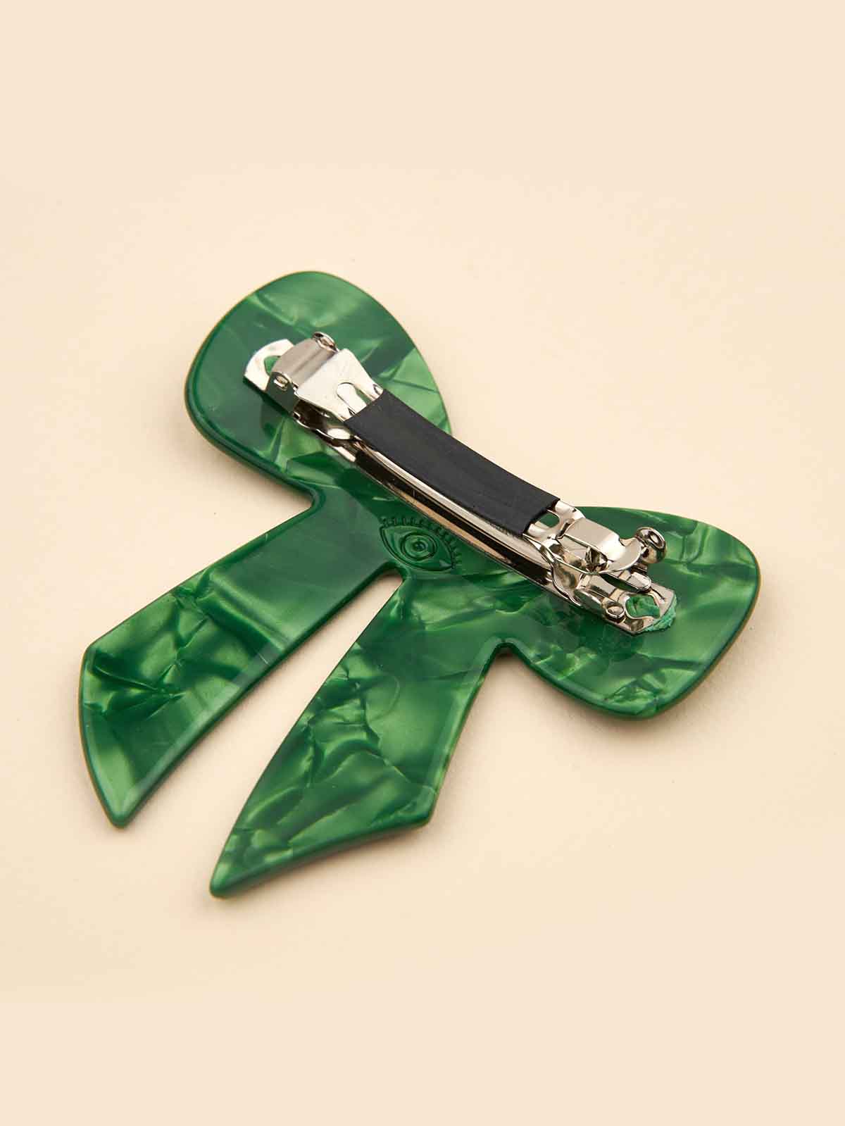 cou cou suzette - hairpin green ribbon