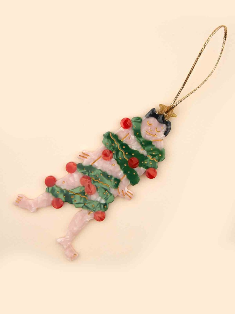 cou cou suzette Christmas decorations man with Christmas decorations 1