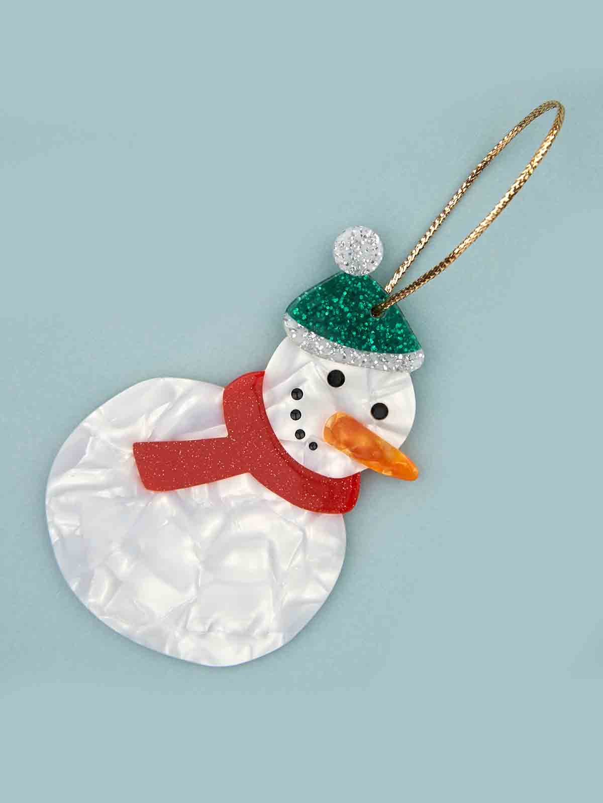 cou cou suzette Christmas ornaments snowman