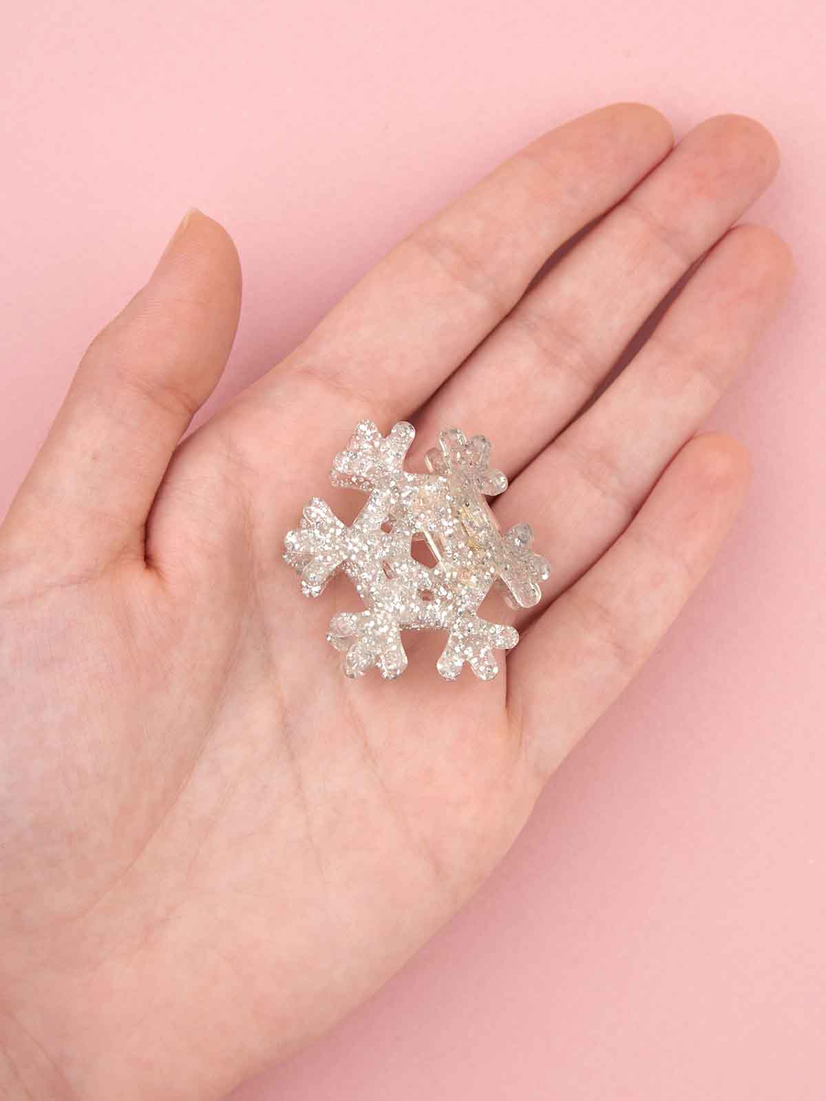 cou cou suzette mini hair clip snowflake