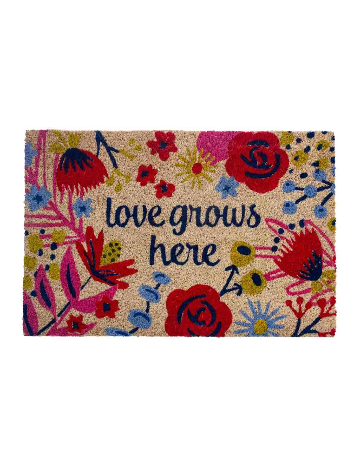 doormat - love groves here