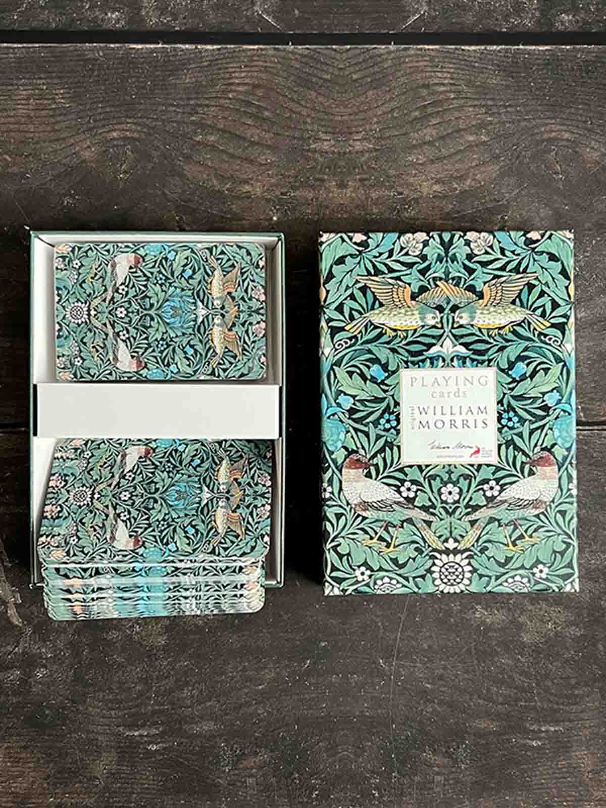 Koustrup and co playing cards strawberry thieves