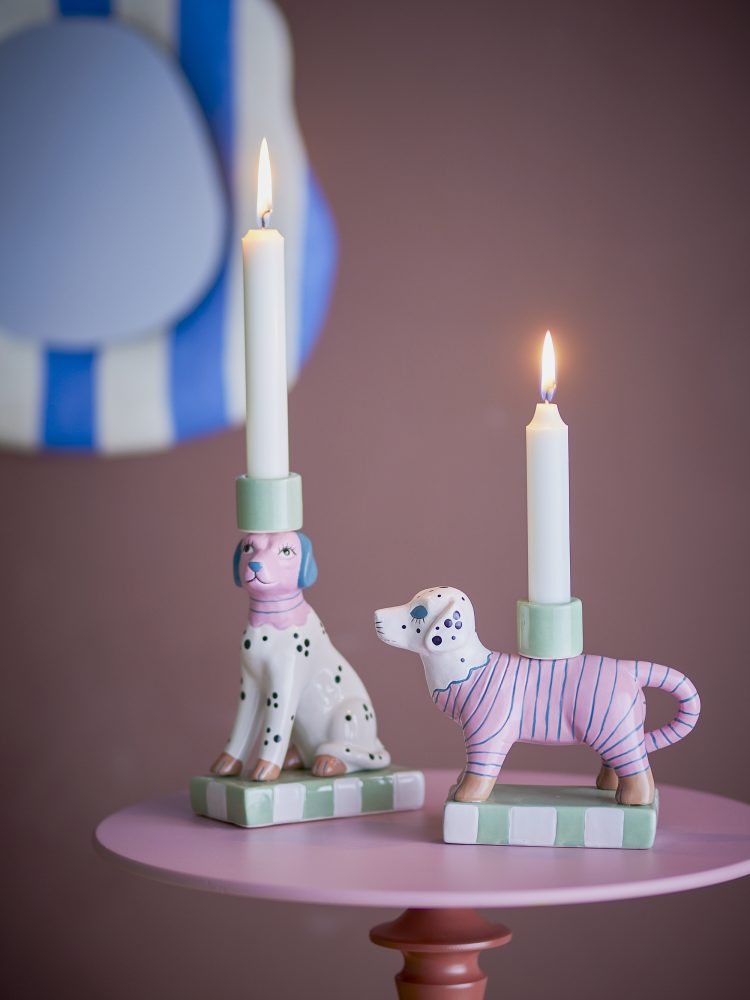 2 candlesticks with dogs & quot;Doglie" - Picture 4