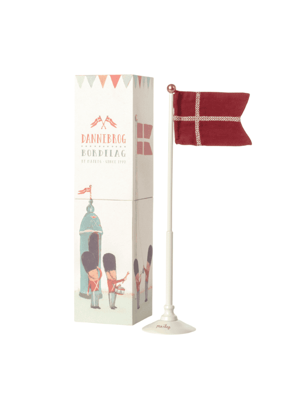 Table flags with a denim edge – 25 cm