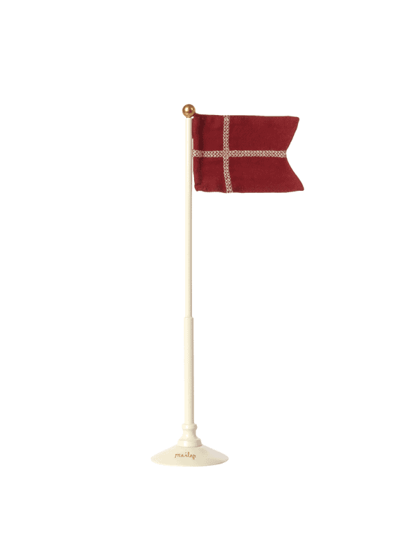Alternative view of Table flags with a denim edge – 25 cm