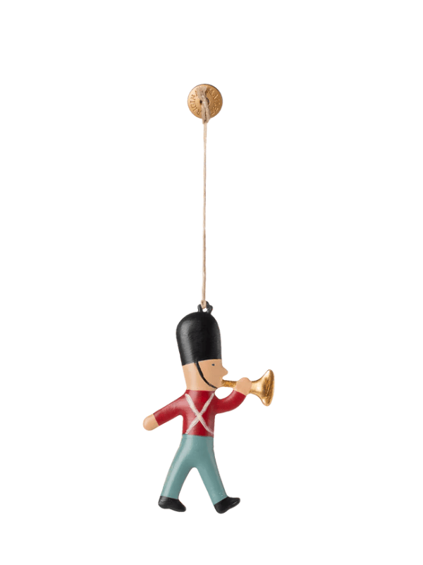 majestic Christmas ornaments metal ornaments soldier with trumpet