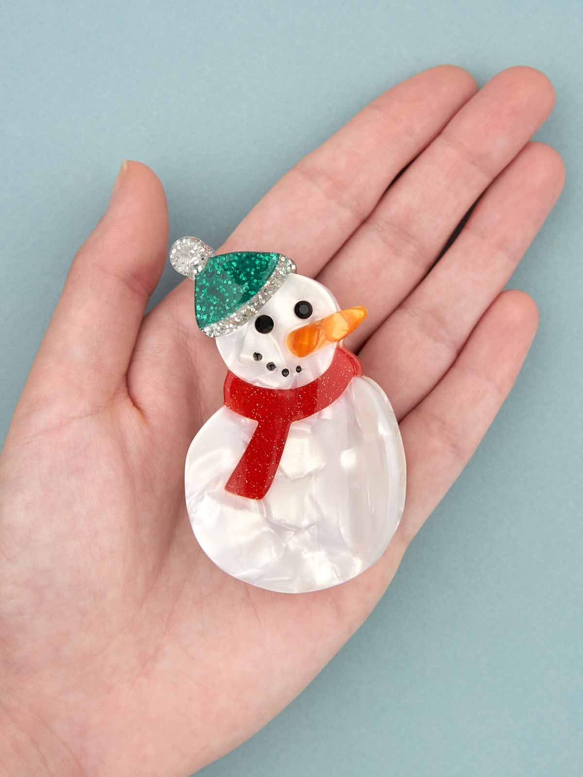cou cou suzette - hair clip snowman