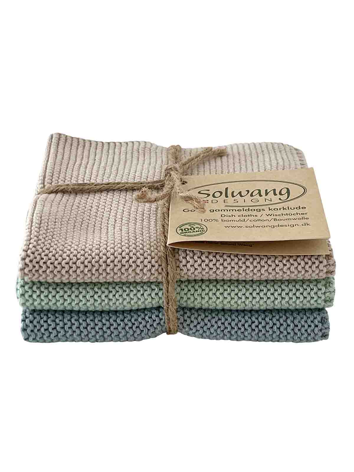 solwang karcloths in organic cotton