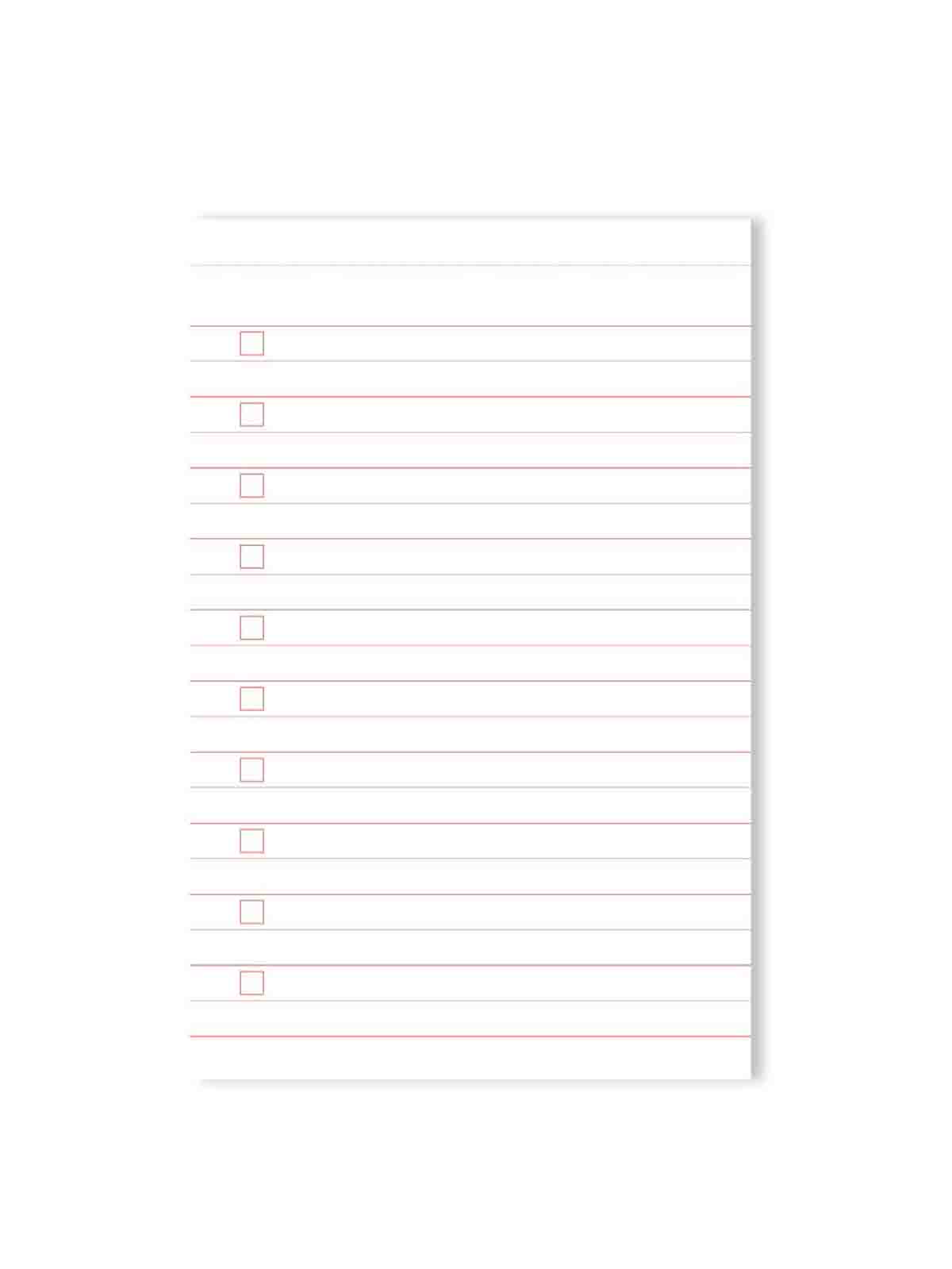 a jornal to do list