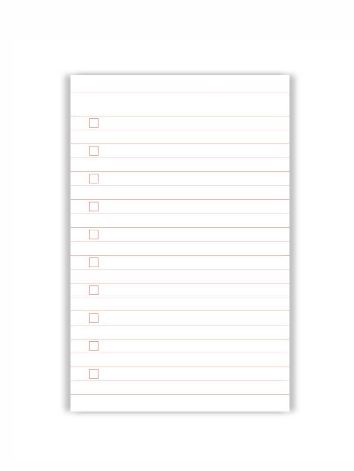 a jornal to do list