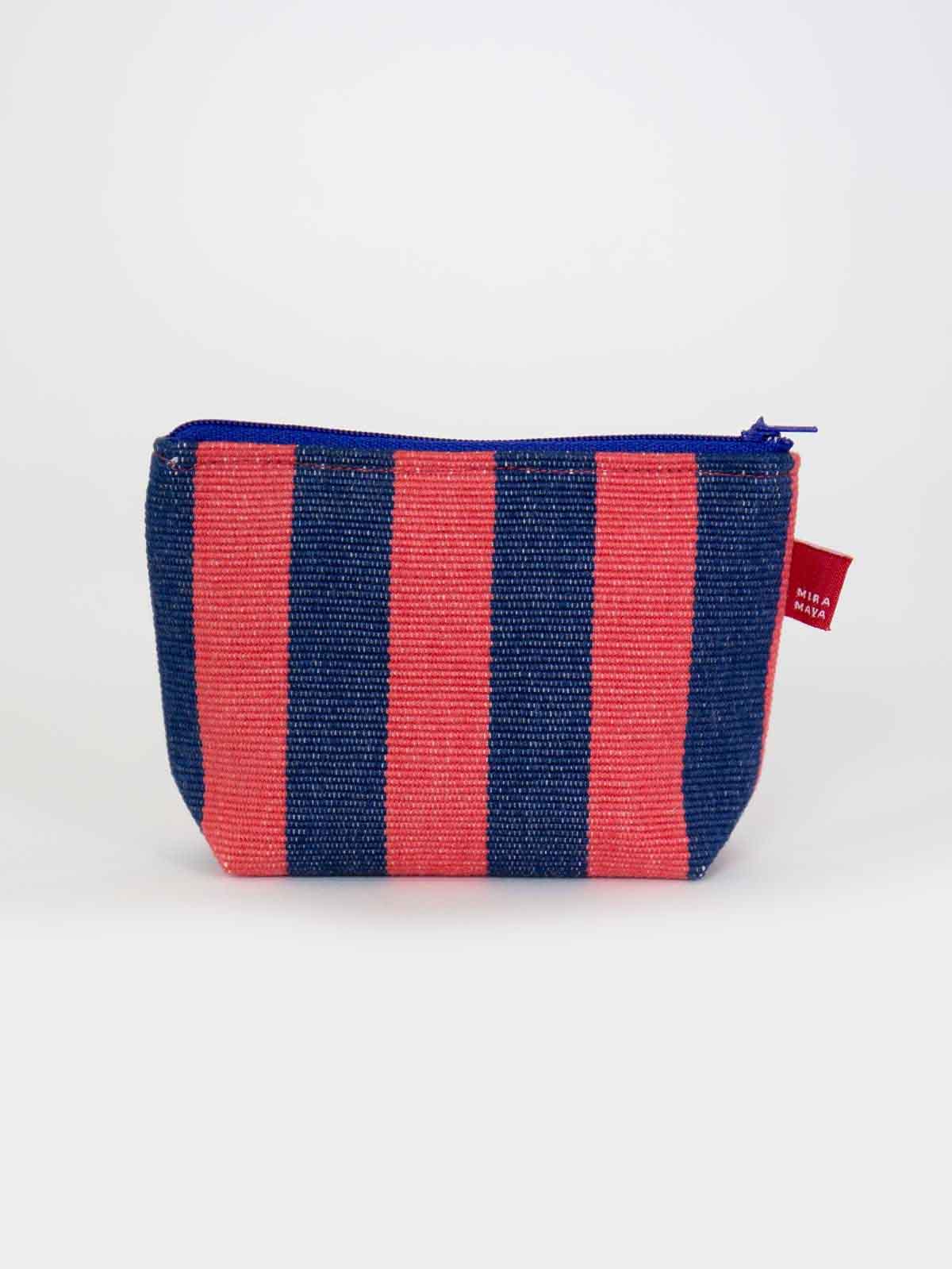 a world craft mini make-up purse pink and blue
